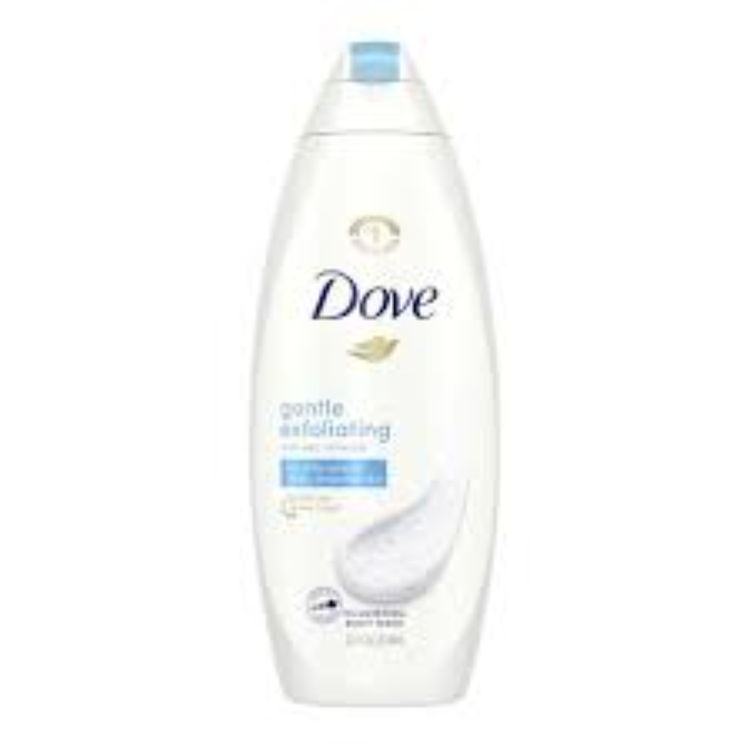 DOVE B/WASH GENTLE EXFOLIATING 650ML
